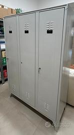 Armadietto spogliatoio 3 posti norma haccp