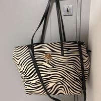 Borsa con pelle zebrata V73