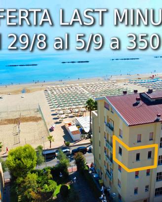 LAST MINUTE 29/8 - 5/9 FRONTE MARE con lido