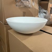 Lavabo ciotola da appoggio bianco matt