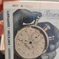cronometro meccanico minerva svizzero scatola orig