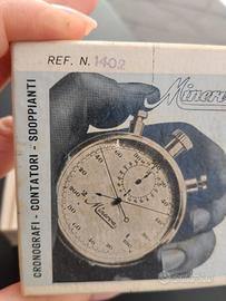 cronometro meccanico minerva svizzero scatola orig