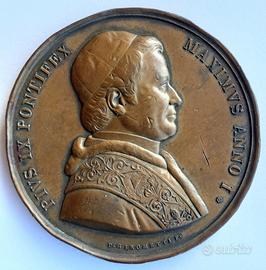 Medaglia Pio IX elezione a Pontefice 1846
