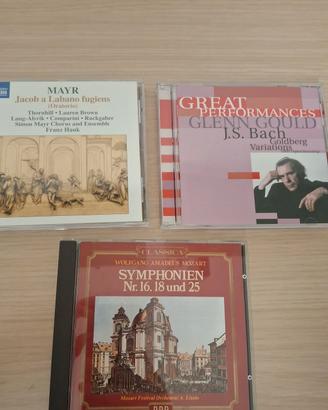Lotto 3 CD di Musica Classica (Mozart, Bach, Mayr)