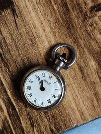 Bleriot ciondolo orologio da tasca in argento 800