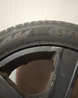gomme invernali  complete di cerchi in lega