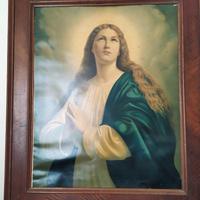 ANTICA STAMPA POPOLARE DEVOZIONALE-MADONNA IMMACOL
