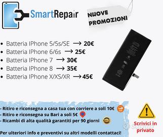 Batterie iphone nuove