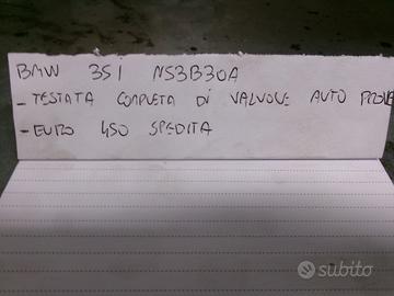 Testata completa bmw 35i