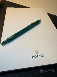 Penna e blocco Rolex originali Caran D’Ache