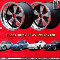 2 pz cerchi Porsche Fuchs 10x17 ET-27 5x130