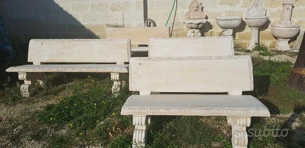 Panchine in cemento - Giardino e Fai da te In vendita a Taranto