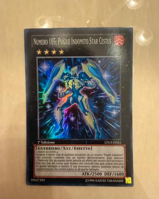 YU GI OH! NUMERO 105 PUGILE  INDOMITO STAR CESTUS