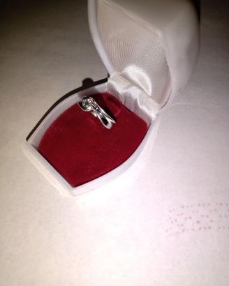 solitario damiani oro bianco 18kt