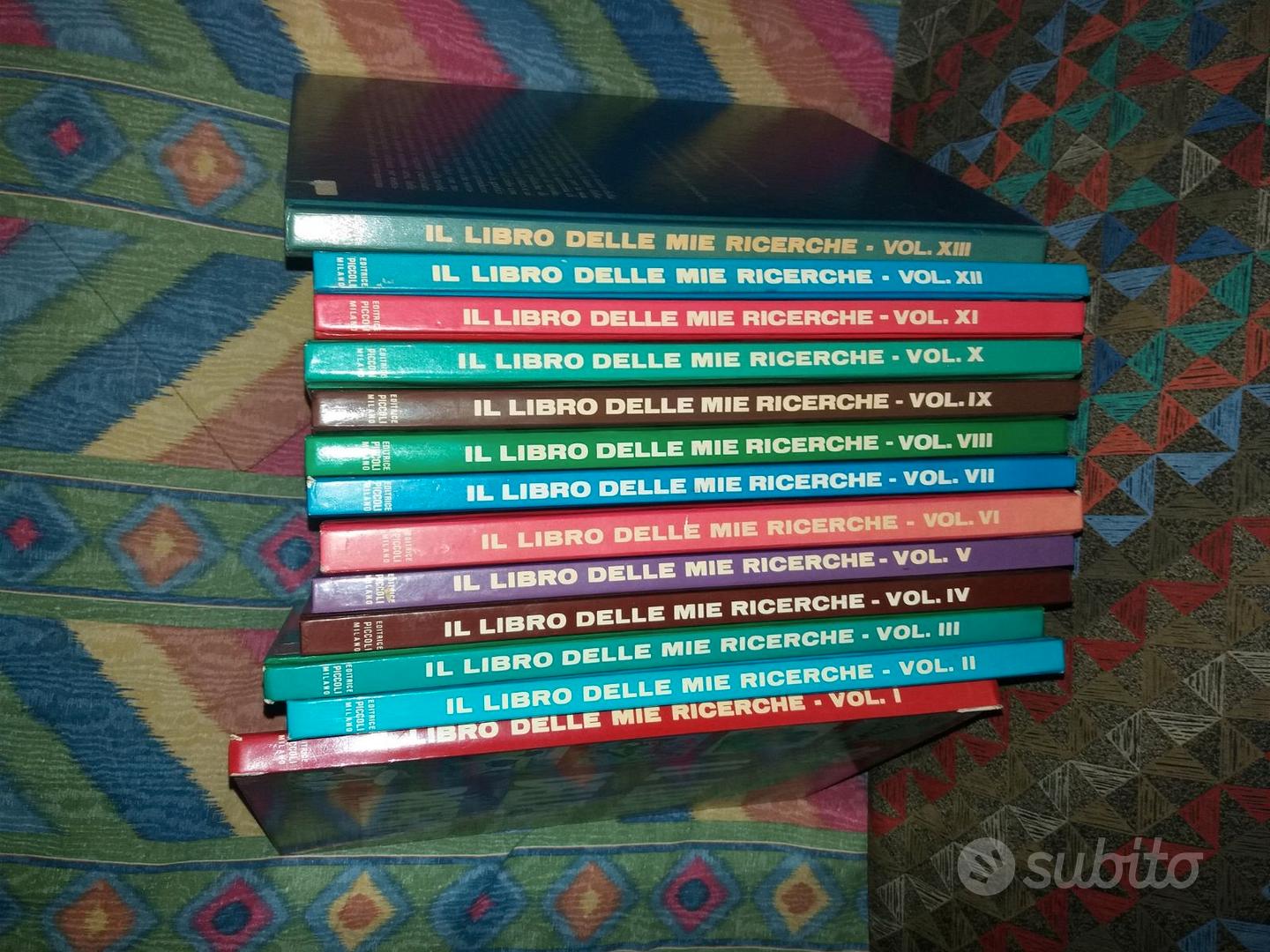 13 volumi e inserti il libro delle mie ricerche - Libri e Riviste In vendita  a Trento