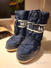 Moon boots blu scuro 31-34