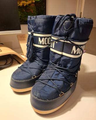 Moon boots blu scuro 31-34