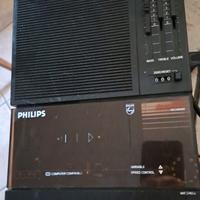 lettore registratore Philips vintage 