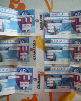 Biglietti calcio da collezione BOLOGNA
