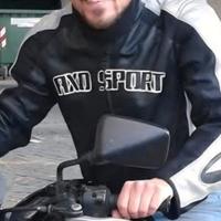 Giubbotto Moto AXO Sport - Vera Pelle - Taglia M