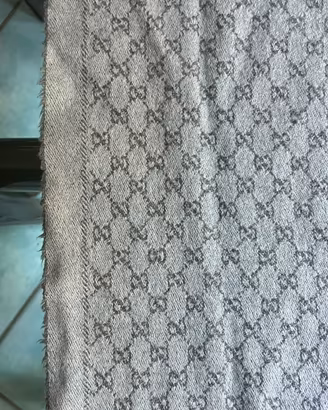 Sciarpa priginale gucci in tessuto jacquard