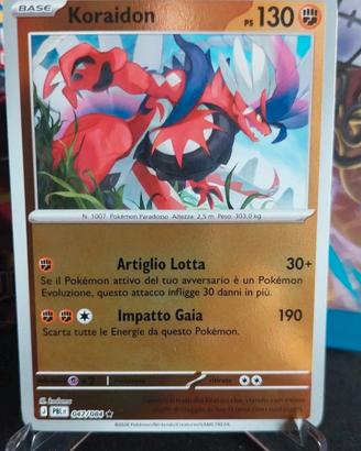 Pokemon Koraidon 047/084 reverse