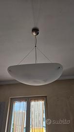 Lampadario Vistosi vetreria tre lampade e27