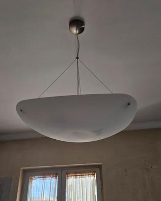 Lampadario Vistosi vetreria tre lampade e27