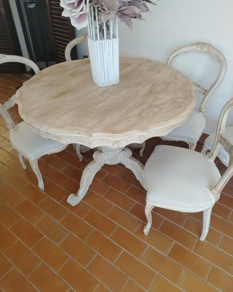 TAVOLO SHABBY ALLUNGABILE 