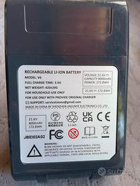 Batteria V6 per aspirapolvere