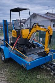 Miniescavatore micro escavatore tp13 10 quintali 