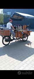 Triciclo Coffee Bike professionale - completo di a