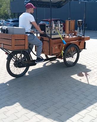 Triciclo Coffee Bike professionale - completo di a