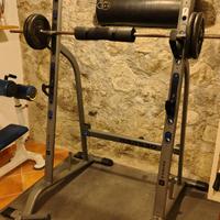 Castello porta bilanciere per squat