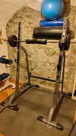 Castello porta bilanciere per squat