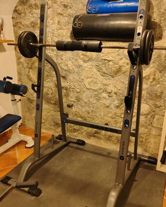 Castello porta bilanciere per squat