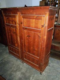 Armadio in abete seconda metà dell'800