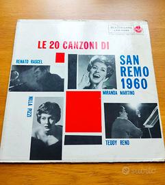 RARO Le 20 Canzoni di San Remo 1960 LP 1a ed. 1960