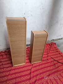 Lotto 2 mobili porta CD/DVD , apertura  tapparella