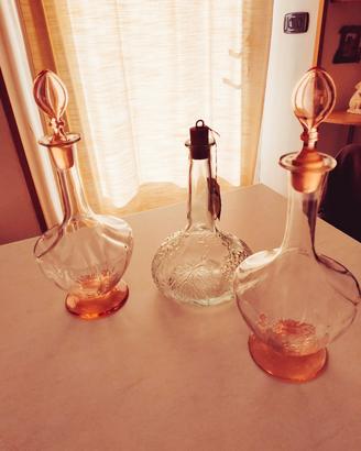 bottiglie vintage per liquori 