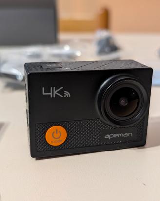 Action Cam 4K impermeabile