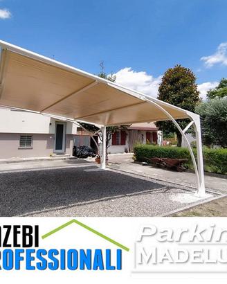 Gazebo carport auto box parcheggio telo PVC