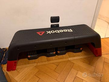 Panca Reebok + 2 Manubri Regolabili 5-25kg