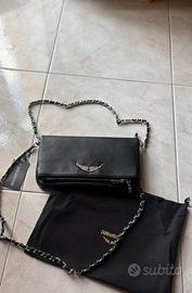 borsa zadig con dettagli argento
