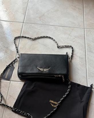 borsa zadig con dettagli argento