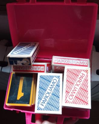 Carte vintage "Paroliamo" e "Contiamo"