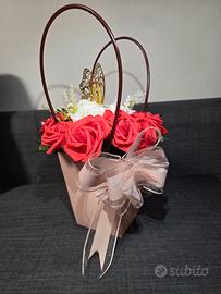 Borsa Rose Eterne Farfalla Oro