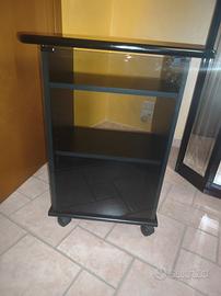 carrello porta tv con ruote piroettanti