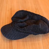 Cappello berretto velluto nero