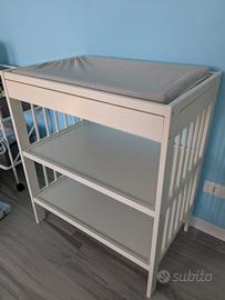 Fasciatoio Ikea Con materassino e 2 coprimaterassi